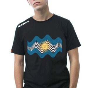 Remera Argentina con ondas